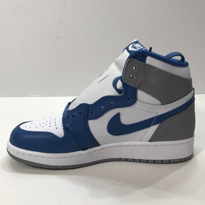 【中古品】【レディース】 NIKE ナイキ FD1437 410 AIR JORDAN 1 RETRO HIGH OG GS TRUE BLUE スニーカー 靴 レディース 23.5cm 黒タグ・箱付属 166-260109-io-01-fuz 万代Net店
