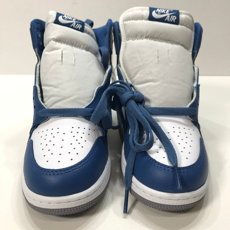 【中古品】【レディース】 NIKE ナイキ FD1437 410 AIR JORDAN 1 RETRO HIGH OG GS TRUE BLUE スニーカー 靴 レディース 23.5cm 黒タグ・箱付属 166-260109-io-01-fuz 万代Net店