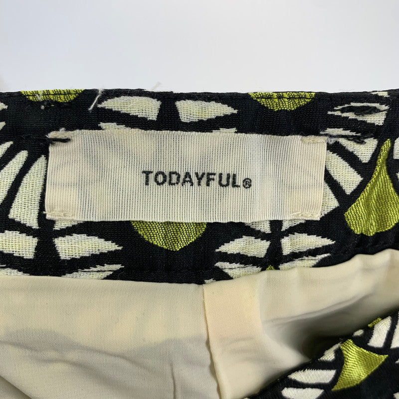 【中古品】【レディース】 TODAYFUL トゥデイフル ジャガードパンツ 171-260123-ky-16-fuz サイズ：36 カラー：総柄 万代Net店