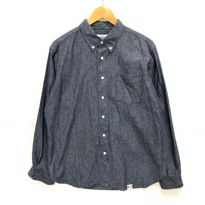 【中古品】【メンズ】 CALEE キャリー 長袖シャツ トップス ブランド 古着 142-250927-gm-37-fuz サイズ：M カラー：グレー 万代Net店