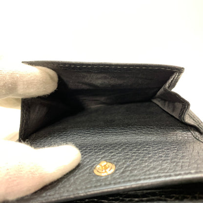 【中古品】【メンズ/レディース】 GUCCI グッチ 598207 A7M0G SOHO WALLET ソーホー 三つ折り 財布 ウォレット GGロゴ レザー 181-250906-mh-06-fuz カラー：ブラック 万代Net店