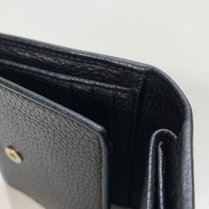 【中古品】【メンズ/レディース】 GUCCI グッチ 598207 A7M0G SOHO WALLET ソーホー 三つ折り 財布 ウォレット GGロゴ レザー 181-250906-mh-06-fuz カラー：ブラック 万代Net店