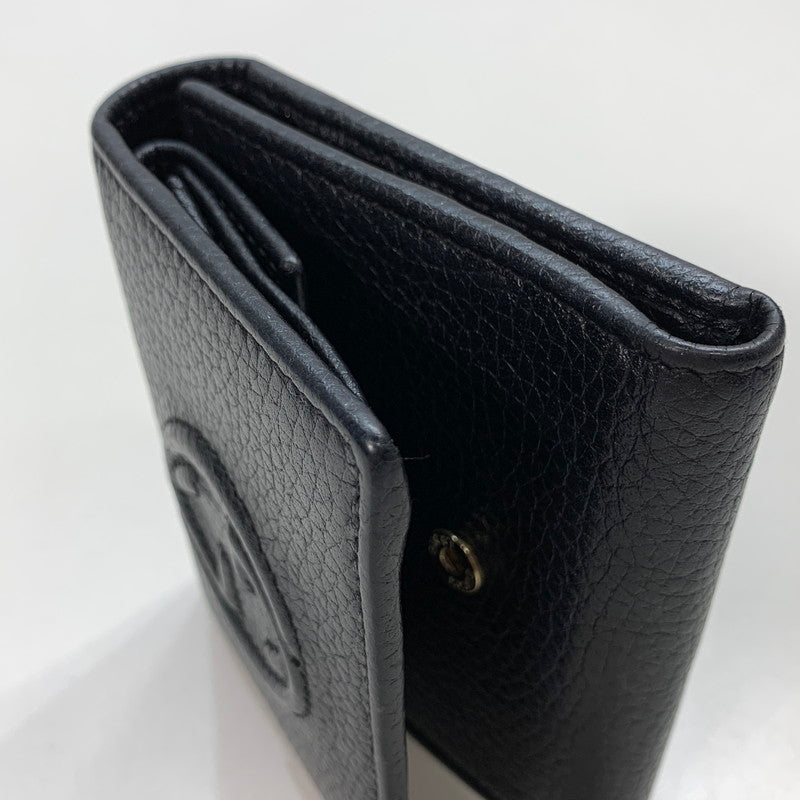 【中古品】【メンズ/レディース】 GUCCI グッチ 598207 A7M0G SOHO WALLET ソーホー 三つ折り 財布 ウォレット GGロゴ レザー 181-250906-mh-06-fuz カラー：ブラック 万代Net店
