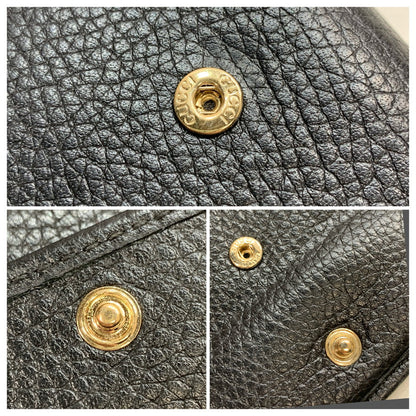 【中古品】【メンズ/レディース】 GUCCI グッチ 598207 A7M0G SOHO WALLET ソーホー 三つ折り 財布 ウォレット GGロゴ レザー 181-250906-mh-06-fuz カラー：ブラック 万代Net店