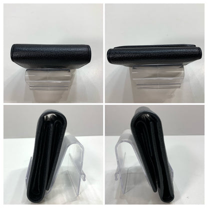 【中古品】【メンズ/レディース】 GUCCI グッチ 598207 A7M0G SOHO WALLET ソーホー 三つ折り 財布 ウォレット GGロゴ レザー 181-250906-mh-06-fuz カラー：ブラック 万代Net店