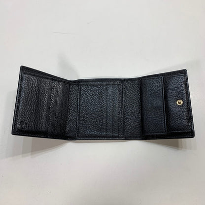 【中古品】【メンズ/レディース】 GUCCI グッチ 598207 A7M0G SOHO WALLET ソーホー 三つ折り 財布 ウォレット GGロゴ レザー 181-250906-mh-06-fuz カラー：ブラック 万代Net店