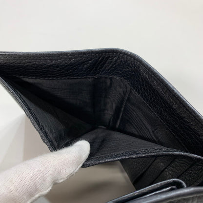 【中古品】【メンズ/レディース】 GUCCI グッチ 598207 A7M0G SOHO WALLET ソーホー 三つ折り 財布 ウォレット GGロゴ レザー 181-250906-mh-06-fuz カラー：ブラック 万代Net店