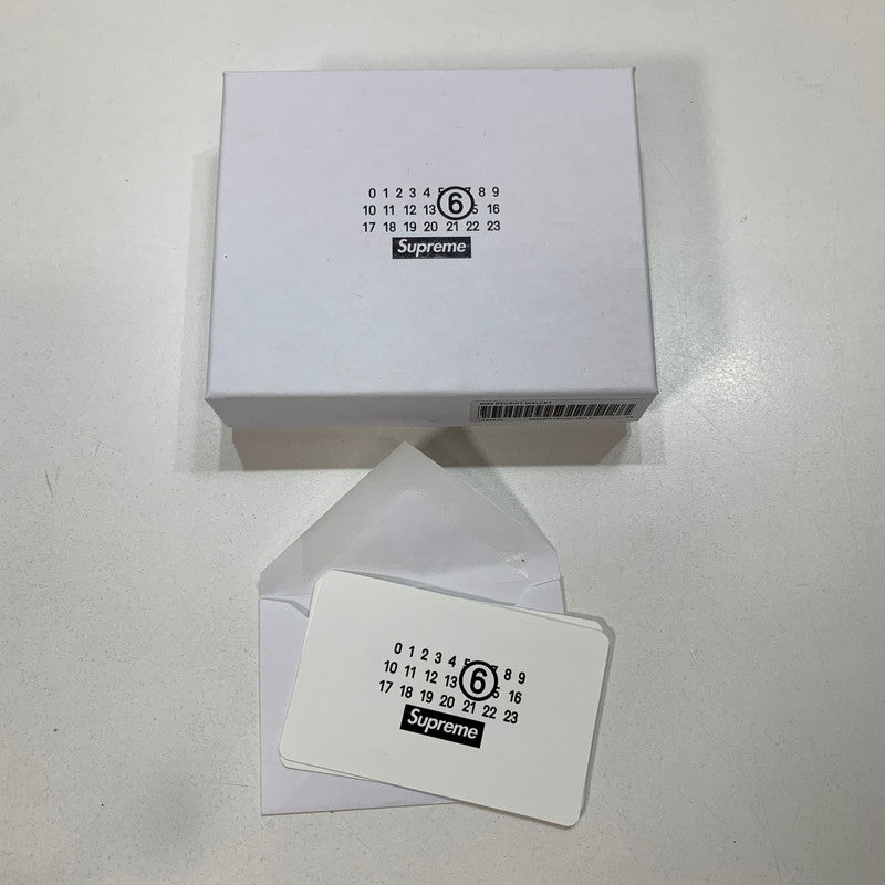 【中古美品】【メンズ】 SUPREME x MM６ MAISON MARGIELA シュプリーム マルジェラ RECEIPT WALLET 財布 200-080509-ky-03-fuz カラー：ブラック 万代Net店