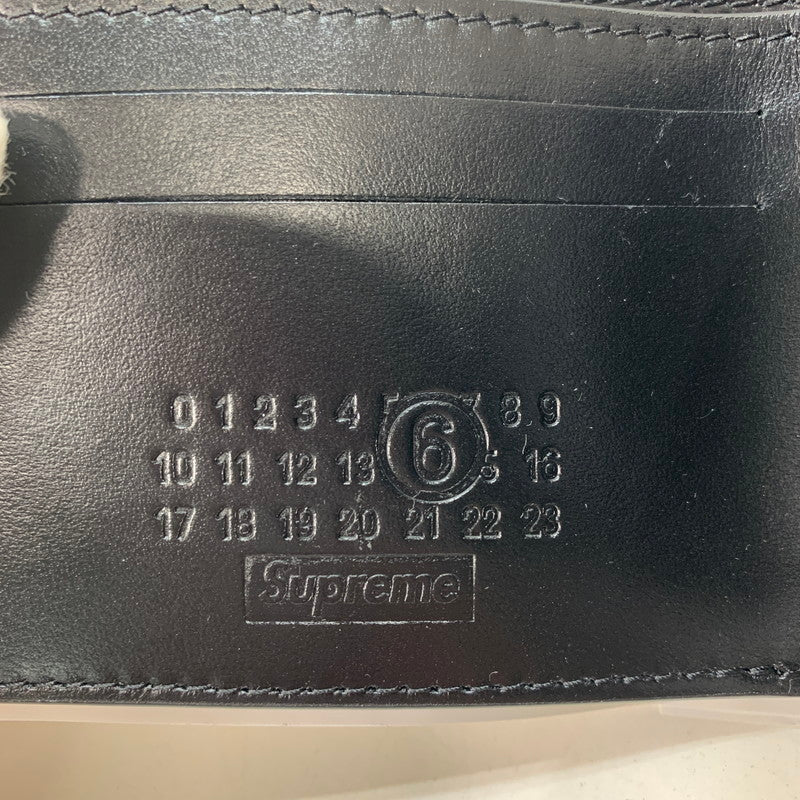 【中古美品】【メンズ】 SUPREME x MM６ MAISON MARGIELA シュプリーム マルジェラ RECEIPT WALLET 財布 200-080509-ky-03-fuz カラー：ブラック 万代Net店