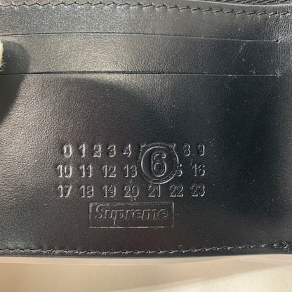 【中古美品】【メンズ】 SUPREME x MM６ MAISON MARGIELA シュプリーム マルジェラ RECEIPT WALLET 財布 200-080509-ky-03-fuz カラー：ブラック 万代Net店
