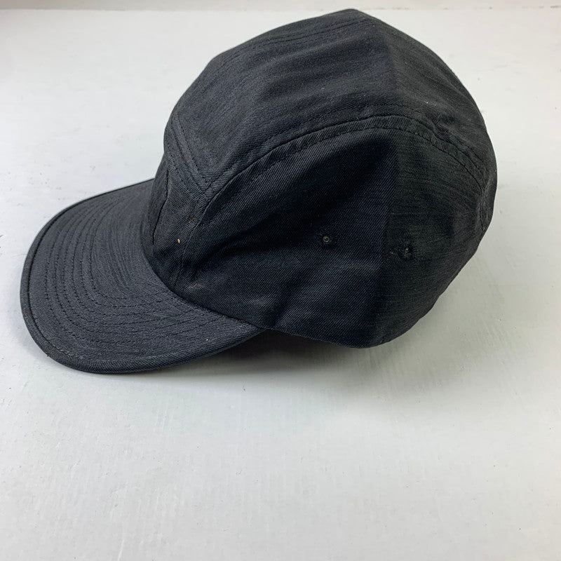 【中古美品】【メンズ】 Supreme シュプリーム SUPREME×MM6 PAINT CAMP CAP 185-250907-st-21-fuz サイズ：58cm カラー：ブラック 万代Net店