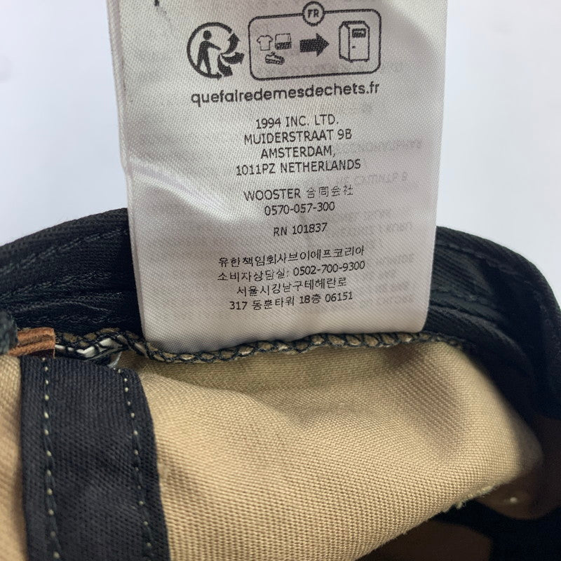 【中古美品】【メンズ】 Supreme シュプリーム SUPREME×MM6 PAINT CAMP CAP 185-250907-st-21-fuz サイズ：58cm カラー：ブラック 万代Net店