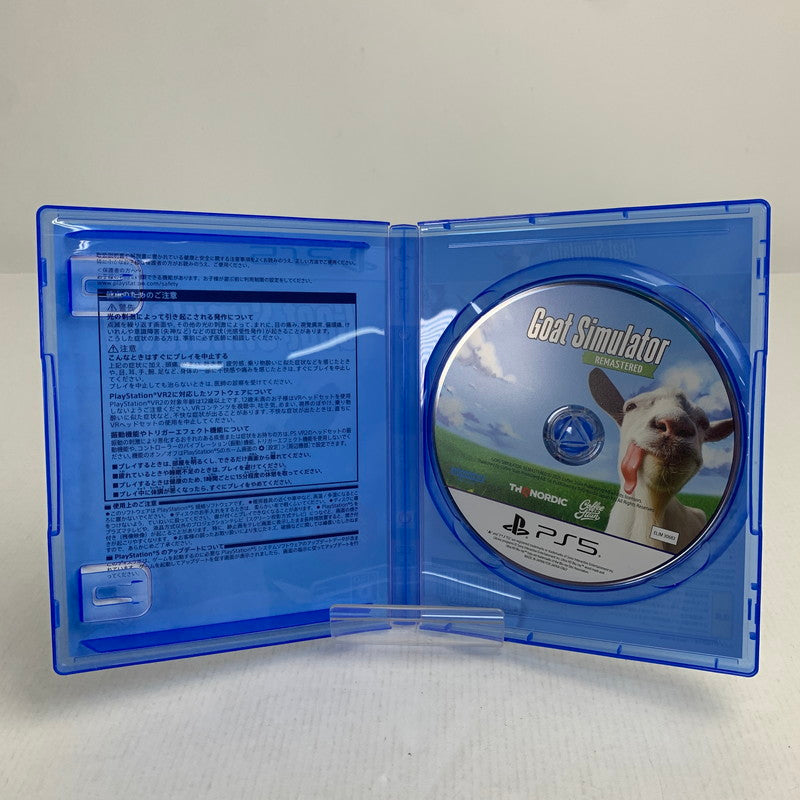 【中古美品】 PlayStation5 PS5 プレイステーション5 プレステ5 ソフト Goat Simulator: Remastered [CERO区分_D / 17歳以上対象] 026-260802-mh-14-fuz 万代Net店