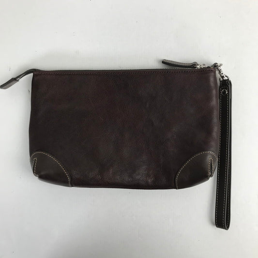 【中古品】 SOMES ソメス セカンドバッグ クラッチバッグ カバン 188-260128-mh-04-fuz カラー：ブラウン 万代Net店