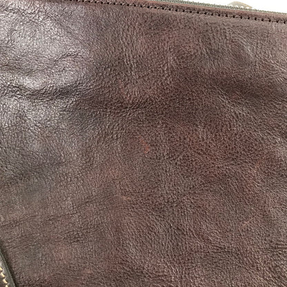 【中古品】 SOMES ソメス セカンドバッグ クラッチバッグ カバン 188-260128-mh-04-fuz カラー：ブラウン 万代Net店