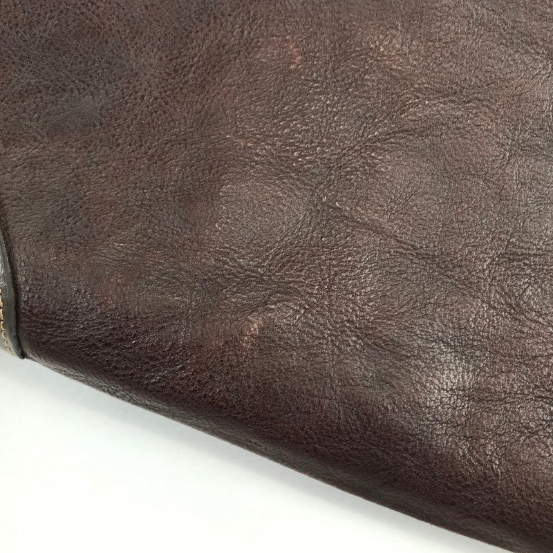 【中古品】 SOMES ソメス セカンドバッグ クラッチバッグ カバン 188-260128-mh-04-fuz カラー：ブラウン 万代Net店