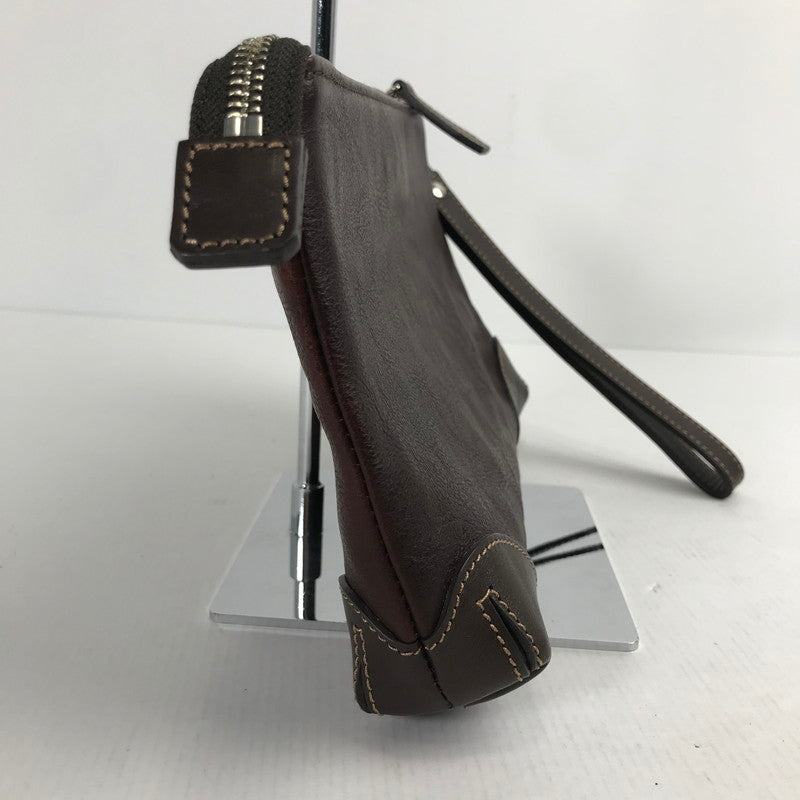 【中古品】 SOMES ソメス セカンドバッグ クラッチバッグ カバン 188-260128-mh-04-fuz カラー：ブラウン 万代Net店