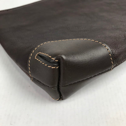 【中古品】 SOMES ソメス セカンドバッグ クラッチバッグ カバン 188-260128-mh-04-fuz カラー：ブラウン 万代Net店