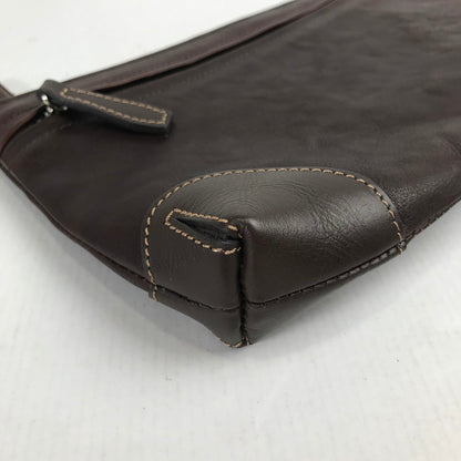 【中古品】 SOMES ソメス セカンドバッグ クラッチバッグ カバン 188-260128-mh-04-fuz カラー：ブラウン 万代Net店