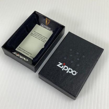 【中古品】【メンズ】 ZIPPO ジッポ GUINNESS オイルライター 喫煙具 ライター BLACK 17年製 ケース付属 206-261013-io-30-fuzh カラー：ブラック 万代Net店