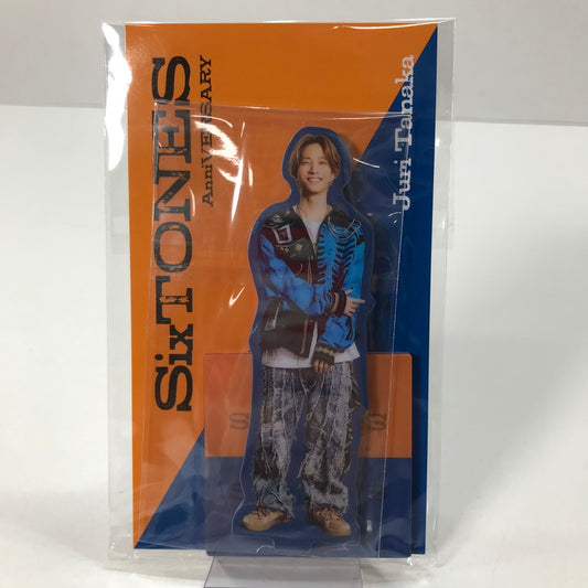 【中古美品】 SixTONES 田中樹 両面アクリルスタンド アクスタ 「SixTONES AnniVERSARY」 アイドル グッズ 086-251122-mh-30-fuz 万代Net店