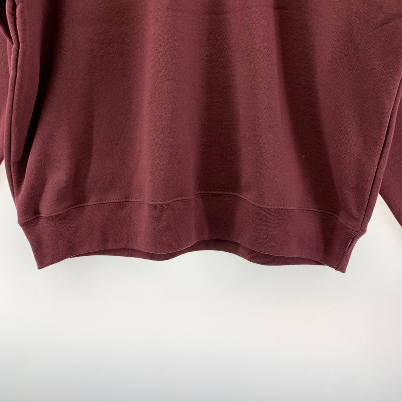 【中古美品】【メンズ】 SUPREME シュプリーム SMALL BOX CREWNECK スモール ボックス ロゴ クルーネック スウェット トレーナー 長袖 トップス 古着 149-250909-mh-05-fuz サイズ：L カラー：マルーン 万代Net店