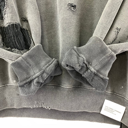 【中古品】【メンズ】 NEIGHBORHOOD ネイバーフッド 241OKNH-CSM01 SWEAT SHIRT クルーネック スウェット トレーナー トップス 長袖 古着 142-250909-mh-11-fuz サイズ：S カラー：ブラック 万代Net店