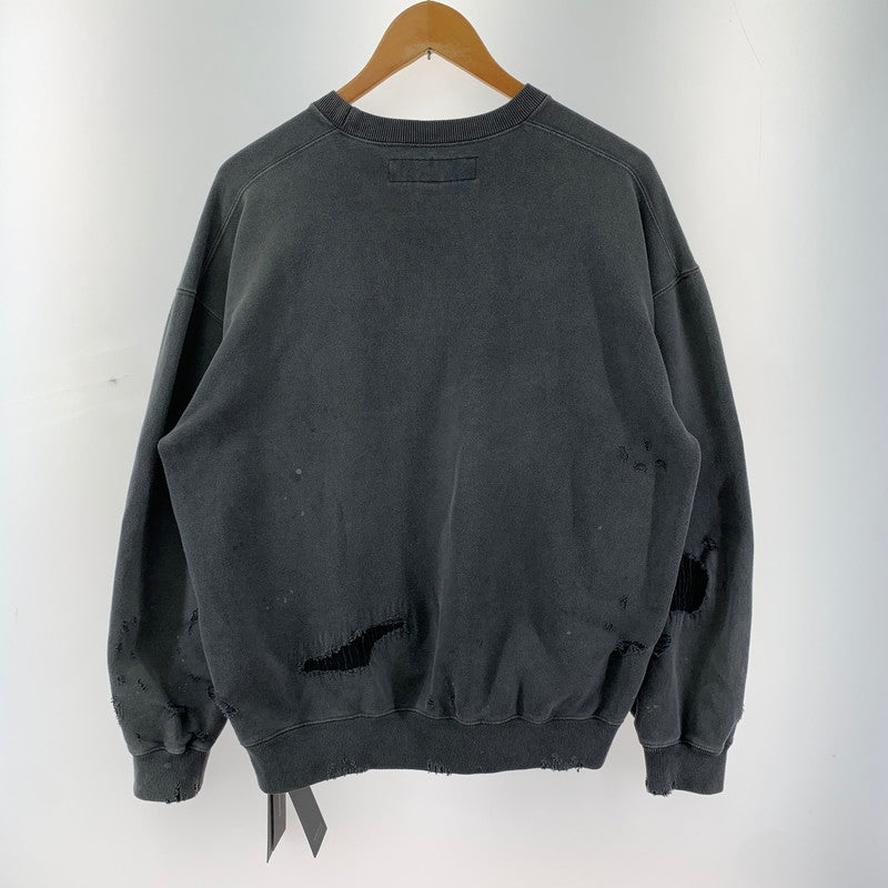 【中古品】【メンズ】 NEIGHBORHOOD ネイバーフッド 241OKNH-CSM01 SWEAT SHIRT クルーネック スウェット トレーナー トップス 長袖 古着 142-250909-mh-11-fuz サイズ：S カラー：ブラック 万代Net店