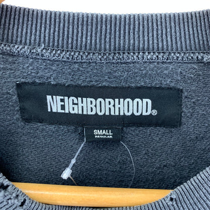 【中古品】【メンズ】 NEIGHBORHOOD ネイバーフッド 241OKNH-CSM01 SWEAT SHIRT クルーネック スウェット トレーナー トップス 長袖 古着 142-250909-mh-11-fuz サイズ：S カラー：ブラック 万代Net店