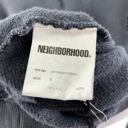 【中古品】【メンズ】 NEIGHBORHOOD ネイバーフッド 241OKNH-CSM01 SWEAT SHIRT クルーネック スウェット トレーナー トップス 長袖 古着 142-250909-mh-11-fuz サイズ：S カラー：ブラック 万代Net店