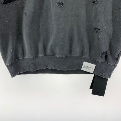 【中古品】【メンズ】 NEIGHBORHOOD ネイバーフッド 241OKNH-CSM01 SWEAT SHIRT クルーネック スウェット トレーナー トップス 長袖 古着 142-250909-mh-11-fuz サイズ：S カラー：ブラック 万代Net店