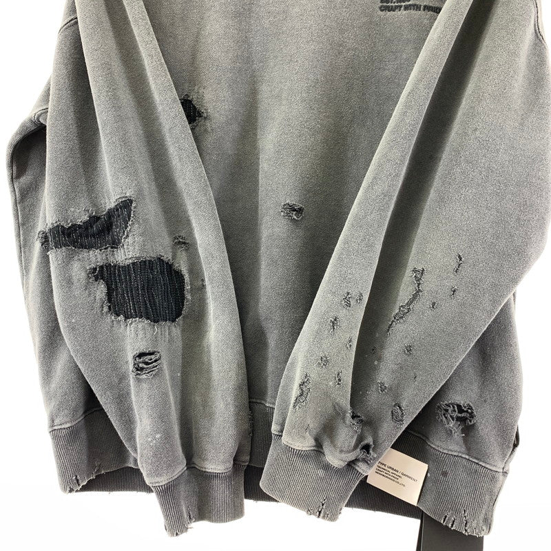 【中古品】【メンズ】 NEIGHBORHOOD ネイバーフッド 241OKNH-CSM01 SWEAT SHIRT クルーネック スウェット トレーナー トップス 長袖 古着 142-250909-mh-11-fuz サイズ：S カラー：ブラック 万代Net店
