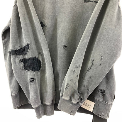 【中古品】【メンズ】 NEIGHBORHOOD ネイバーフッド 241OKNH-CSM01 SWEAT SHIRT クルーネック スウェット トレーナー トップス 長袖 古着 142-250909-mh-11-fuz サイズ：S カラー：ブラック 万代Net店