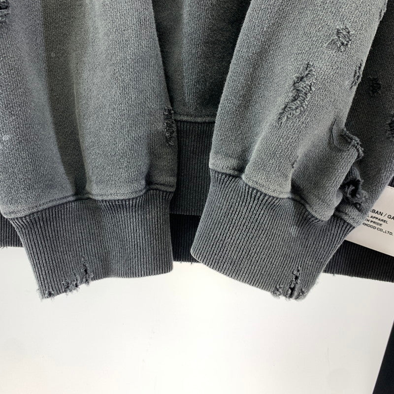 【中古品】【メンズ】 NEIGHBORHOOD ネイバーフッド 241OKNH-CSM01 SWEAT SHIRT クルーネック スウェット トレーナー トップス 長袖 古着 142-250909-mh-11-fuz サイズ：S カラー：ブラック 万代Net店