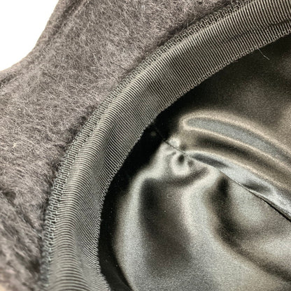 【中古品】【メンズ/レディース】 GUCCI グッチ 729349 3HAN8 モヘア ベースボール キャップ 帽子 183-250910-mh-09-fuz サイズ：L カラー：ブラック 万代Net店