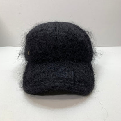 【中古品】【メンズ/レディース】 GUCCI グッチ 729349 3HAN8 モヘア ベースボール キャップ 帽子 183-250910-mh-09-fuz サイズ：L カラー：ブラック 万代Net店
