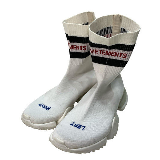 【中古品】【メンズ】 VETEMENTS REEBOK SS CREW SOCK RUNNER スニーカー シューズ 靴 162-251005-gm-07-fuz サイズ：26.5cm カラー：ホワイト 万代Net店