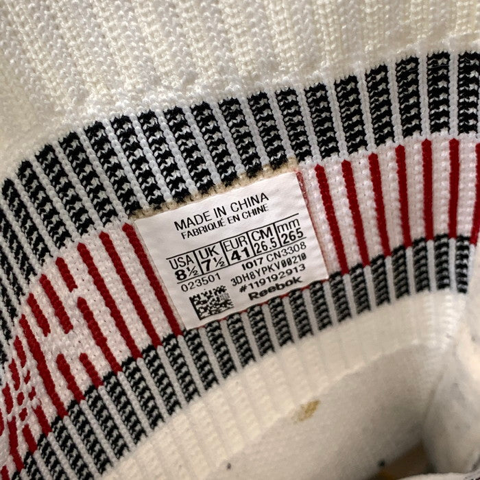 【中古品】【メンズ】 VETEMENTS REEBOK SS CREW SOCK RUNNER スニーカー シューズ 靴 162-251005-gm-07-fuz サイズ：26.5cm カラー：ホワイト 万代Net店
