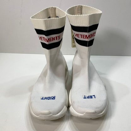 【中古品】【メンズ】 VETEMENTS REEBOK SS CREW SOCK RUNNER スニーカー シューズ 靴 162-251005-gm-07-fuz サイズ：26.5cm カラー：ホワイト 万代Net店