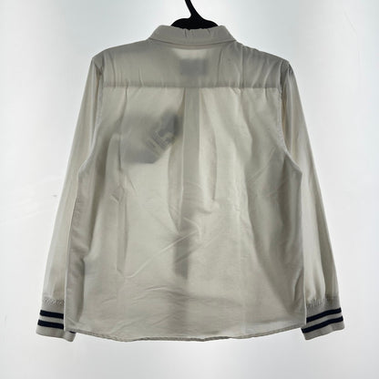 【中古品】【メンズ】 CHAMPION チャンピオン 長袖シャツ WHITE SIZE:M/Cパッチ ※使用感有 148-260919-io-15-fuzh カラー：ホワイト 万代Net店
