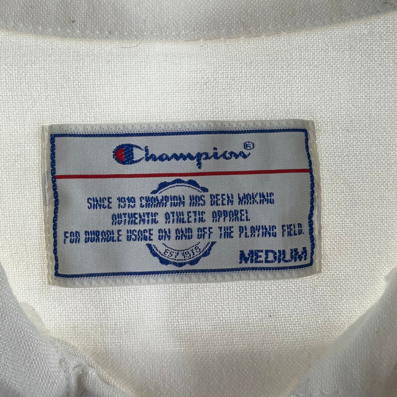 【中古品】【メンズ】 CHAMPION チャンピオン 長袖シャツ WHITE SIZE:M/Cパッチ ※使用感有 148-260919-io-15-fuzh カラー：ホワイト 万代Net店