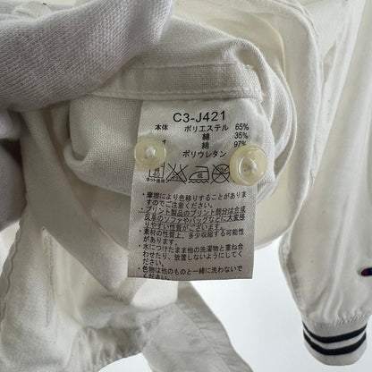 【中古品】【メンズ】 CHAMPION チャンピオン 長袖シャツ WHITE SIZE:M/Cパッチ ※使用感有 148-260919-io-15-fuzh カラー：ホワイト 万代Net店