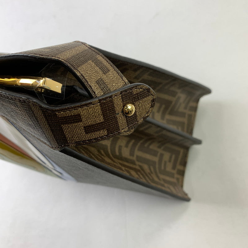 【中古品】【レディース】 FENDI WS4920 ズッカ柄ハンドバッグ カバン フェンディ 180-250911-st-17-fuz カラー：ブラウン 万代Net店