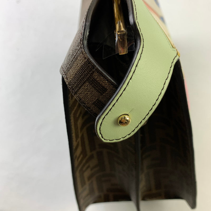 【中古品】【レディース】 FENDI WS4920 ズッカ柄ハンドバッグ カバン フェンディ 180-250911-st-17-fuz カラー：ブラウン 万代Net店