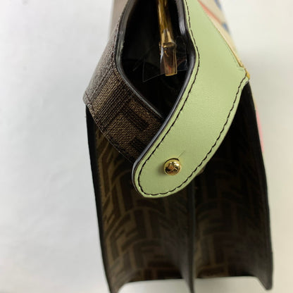 【中古品】【レディース】 FENDI WS4920 ズッカ柄ハンドバッグ カバン フェンディ 180-250911-st-17-fuz カラー：ブラウン 万代Net店