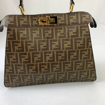 【中古品】【レディース】 FENDI WS4920 ズッカ柄ハンドバッグ カバン フェンディ 180-250911-st-17-fuz カラー：ブラウン 万代Net店