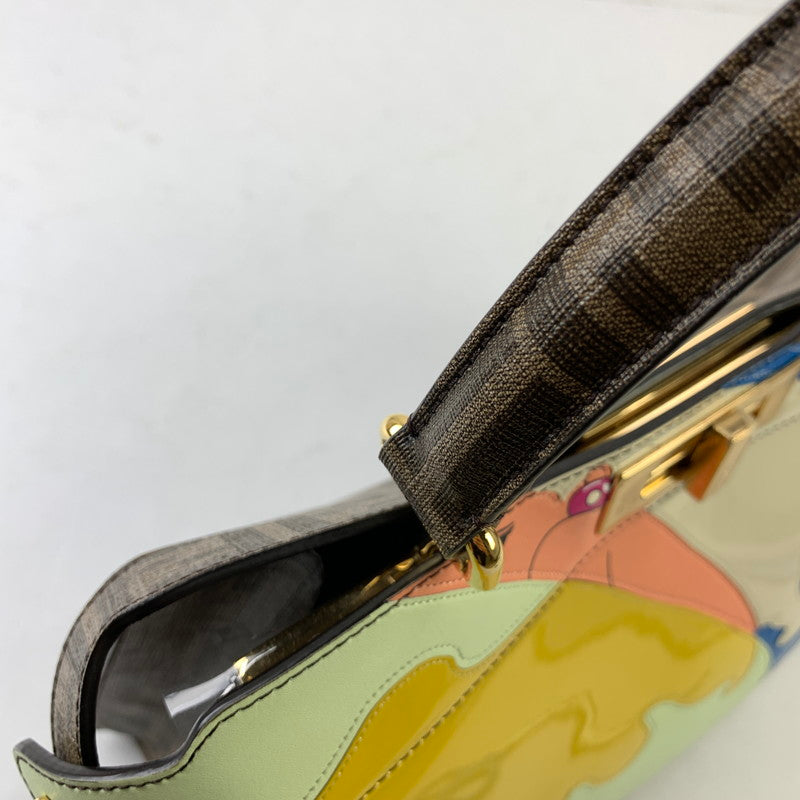【中古品】【レディース】 FENDI WS4920 ズッカ柄ハンドバッグ カバン フェンディ 180-250911-st-17-fuz カラー：ブラウン 万代Net店