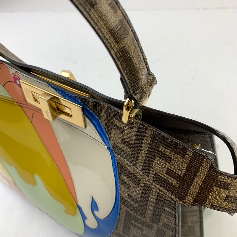 【中古品】【レディース】 FENDI WS4920 ズッカ柄ハンドバッグ カバン フェンディ 180-250911-st-17-fuz カラー：ブラウン 万代Net店