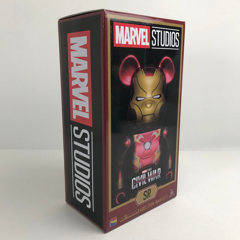 【中古美品】 未開封 ベアブリック Happyくじ MARVEL CIVIL WAR CAPTAIN AMERICA SP賞 アイアンマンMK-46　アメコミ フィギュア 055-260209-io-03-fuzh 万代Net店