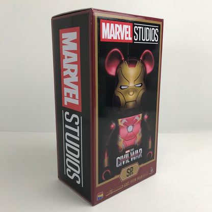 【中古美品】 未開封 ベアブリック Happyくじ MARVEL CIVIL WAR CAPTAIN AMERICA SP賞 アイアンマンMK-46　アメコミ フィギュア 055-260209-io-03-fuzh 万代Net店